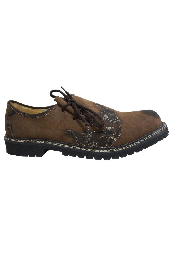 Trachten Lederhosen shoes for men in brown