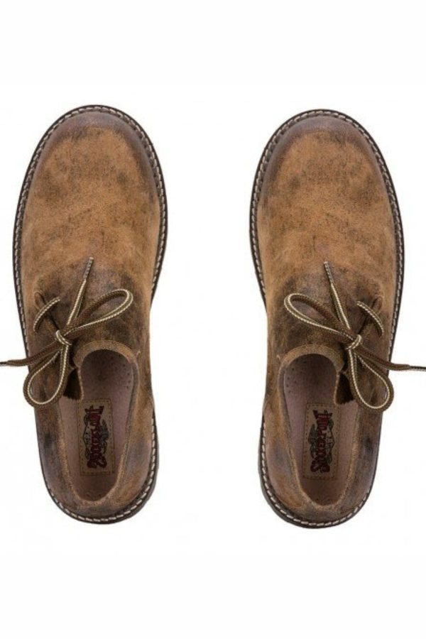 German Lederhosen shoes for men in clean brown