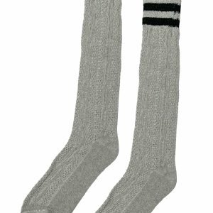 Lederhosen Oktoberfest socks in greyish white