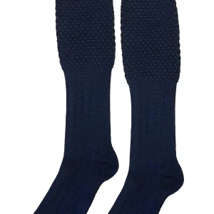 Stylish Bavarian blue Lederhosen socks