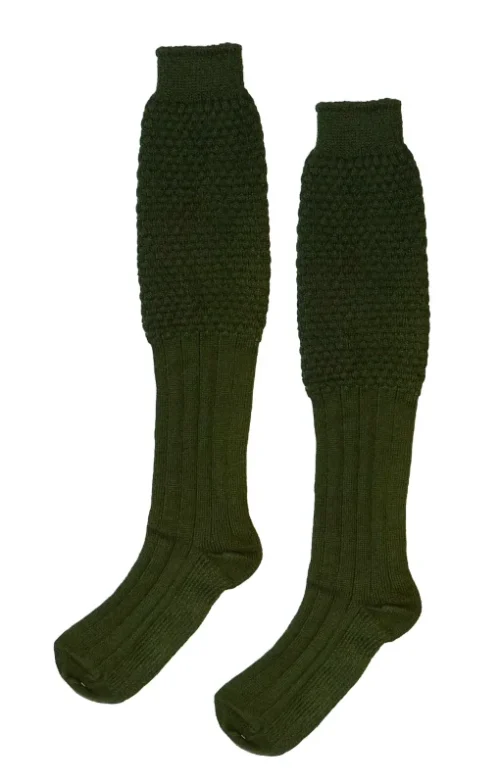 Comfy Oktoberfest Green Socks
