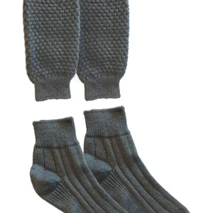 Stylish gray Lederhosen socks