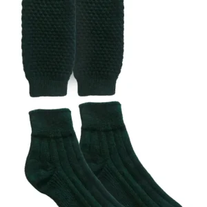 Classic dark green Trachten socks