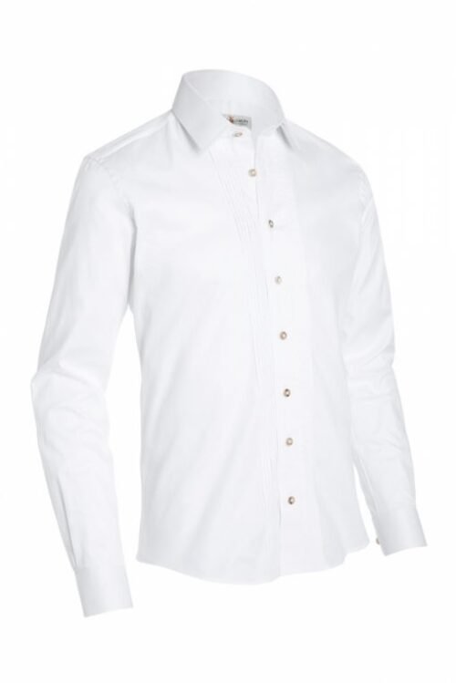 Slim fit moon white shirt for men