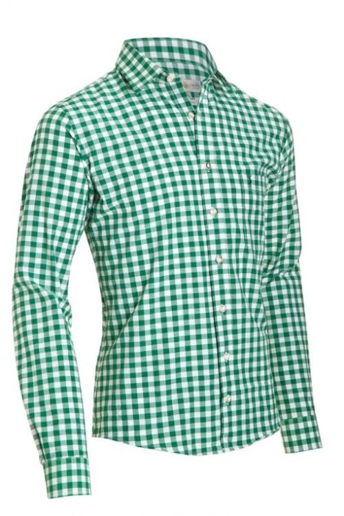 Bavarian Slim Shirt Pine Green - Image 4