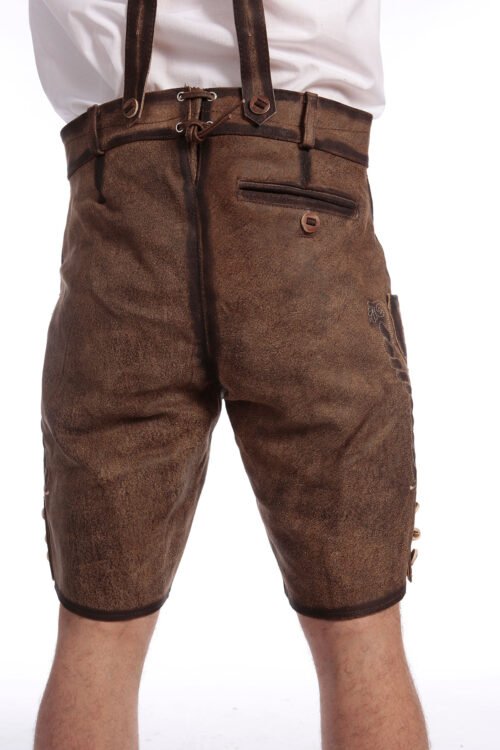 Dark Wild Brown Trachten Short Lederhosen