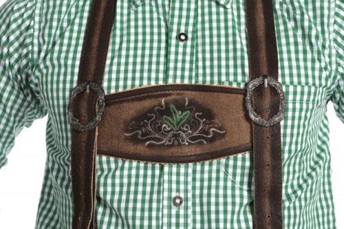 Dark Wild Brown Trachten Short Lederhosen