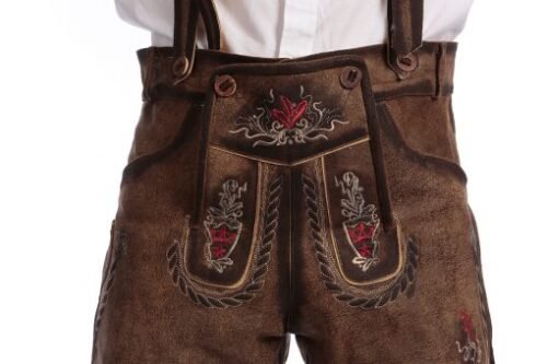 Dark Wild Brown Trachten Short Lederhosen