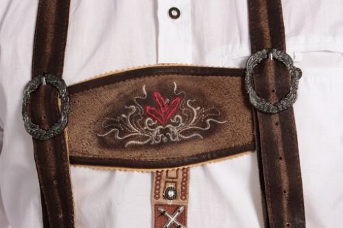 Dark Wild Brown Trachten Short Lederhosen