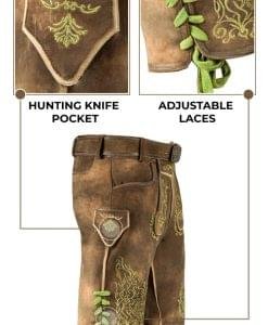 Comfortable Bavarian Lederhosen Vintage Classic - Image 2