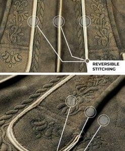 Lederhosen Men Vintage Gray - Image 3