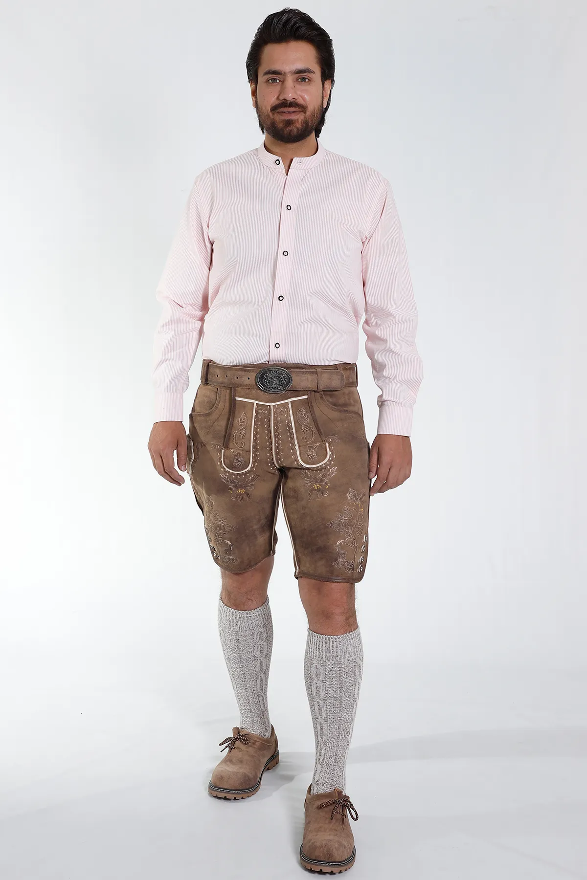 Trendy classic German lederhosen style