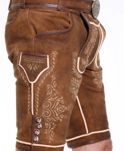 Comfortable Mens Classic German Lederhosen - Image 4