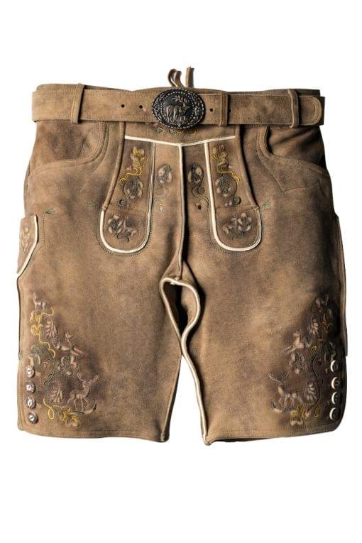Vintage German mens fashion lederhosen