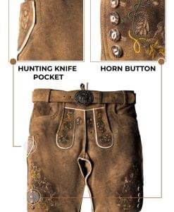 Vintage Attire German Mens Fashion Lederhosen - Image 2