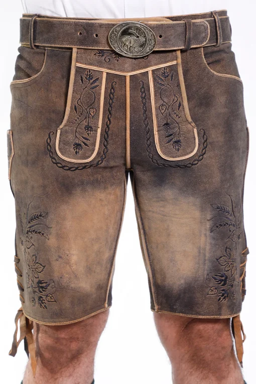 Authentic Lederhosen Men in Vintage Black - Image 2