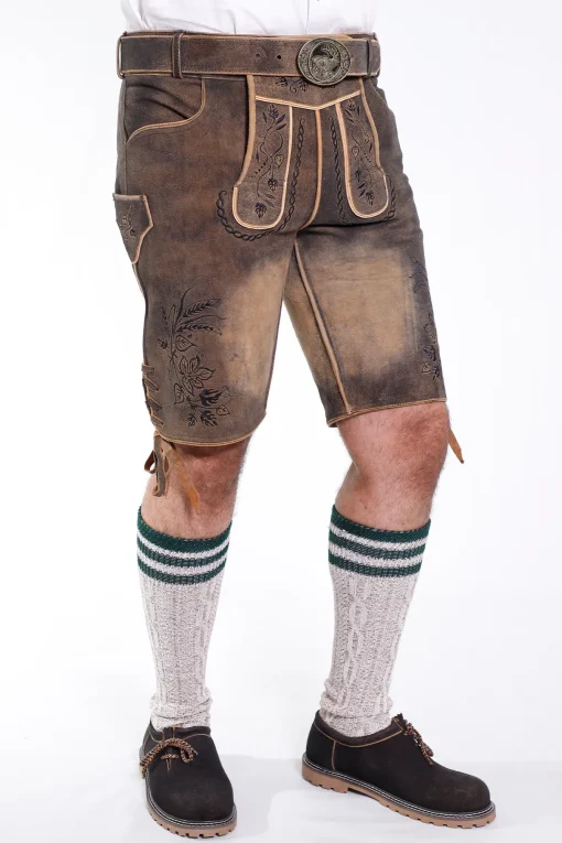 Authentic Lederhosen Men in Vintage Black - Image 3