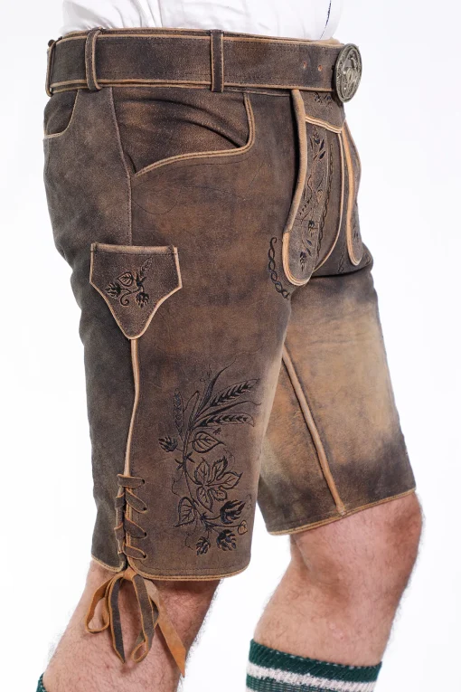 Authentic Lederhosen Men in Vintage Black - Image 4